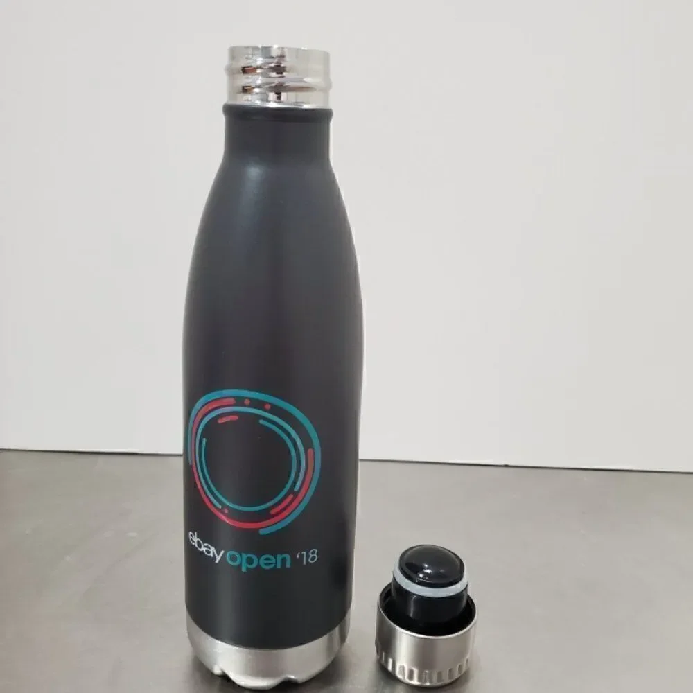 2018 eBay Open Water Bottle Stainless Steel Black